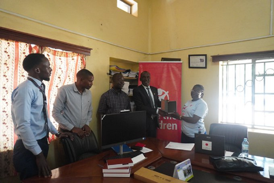 Save The Children donated computers and tablets to Arua DLG